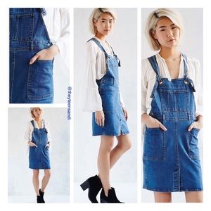 Urban Outfitters | Dresses | Courtshop Denim Tied Overall Dress From Urban  Outfitters | Poshmark