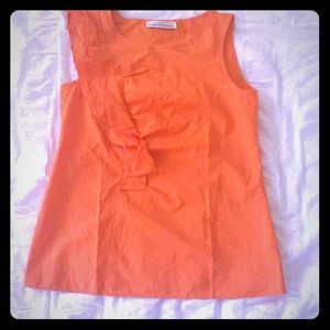 Orange blouse size 4