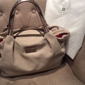 Canvas Kate Spade Satchel Bag