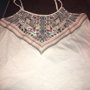 Aztec print top from Maurice's.