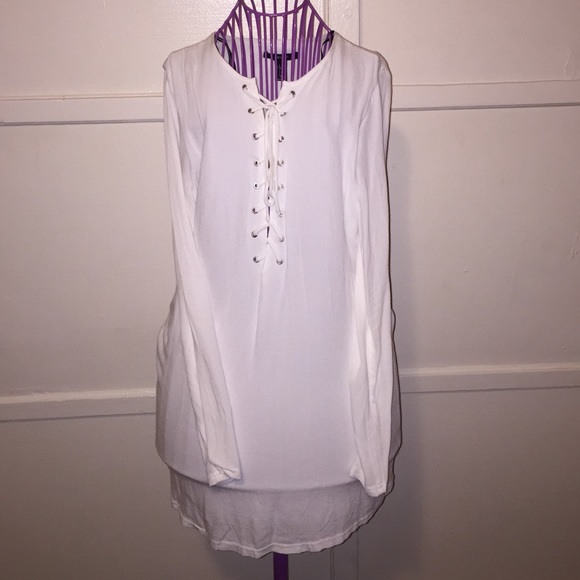 Forever 21 front lace up dress