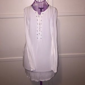 Forever 21 front lace up dress