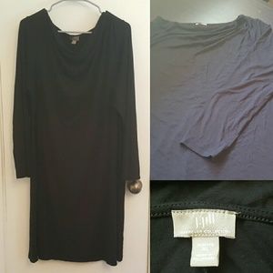 JJill Cowl Neck Dress Long Sleeves