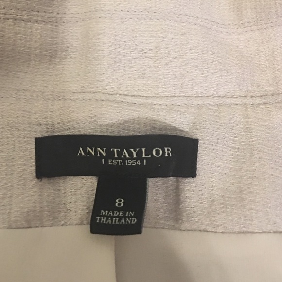 Ann Taylor linen/cotton blazer - Picture 2 of 3