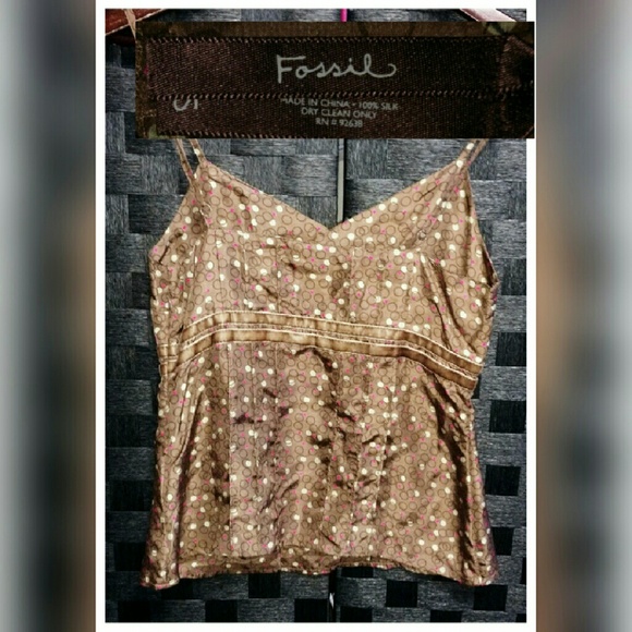 Small contured silk cami by Fossil - Picture 2 of 2