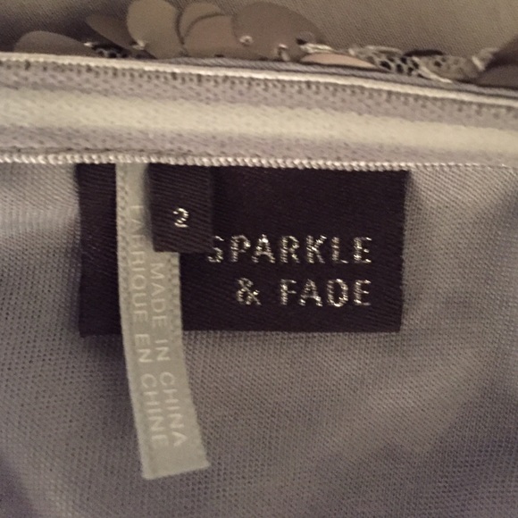 Silver strapless dress! - Picture 3 of 6