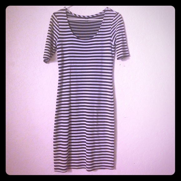 Body con striped dress