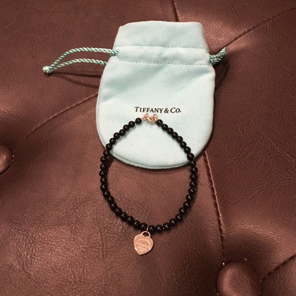 Black beaded Tiffany & Co. Bracelet