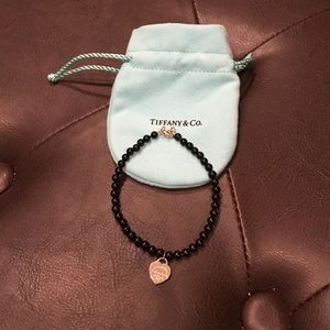Black beaded Tiffany & Co. Bracelet