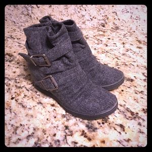 Blowfish grey boots size 8.5