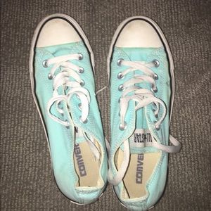 women's mint low converse