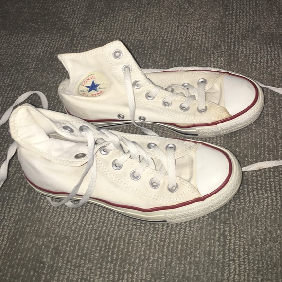 white high top converse
