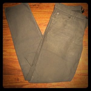 Grey Gap Micro Corduroy Pants