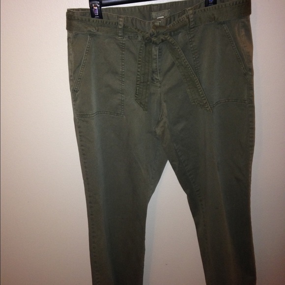 Loft olive slacks