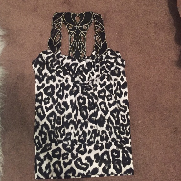 Cute and dressy cheetah print blouse