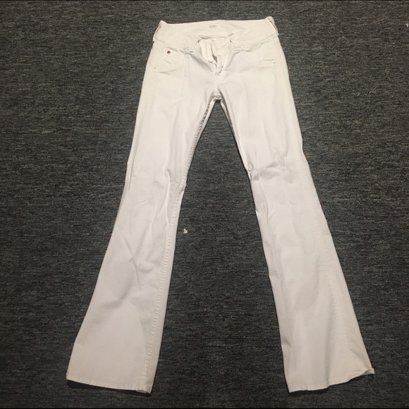 Hudson white bootcut jeans - Picture 1 of 2