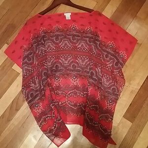 Talbots poncho