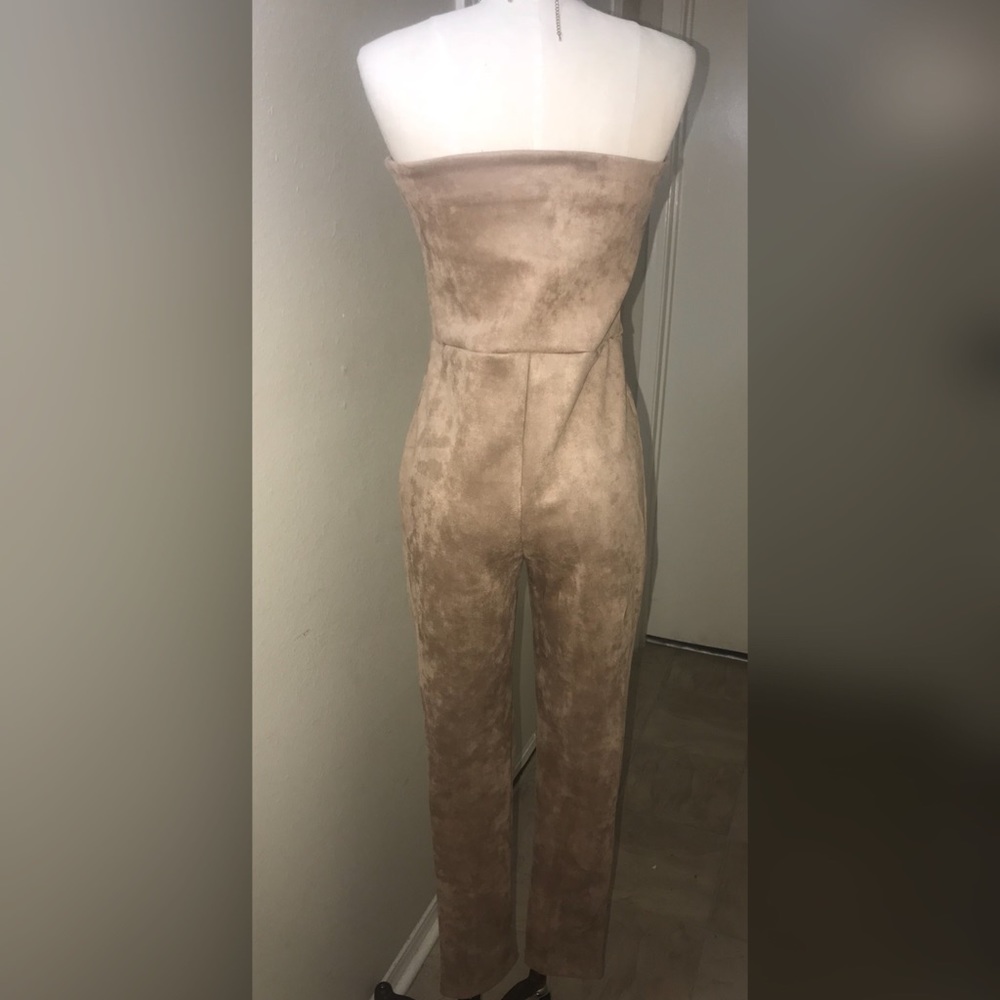 HP Aisha Suede Jumpsuit - Picture 4 of 8
