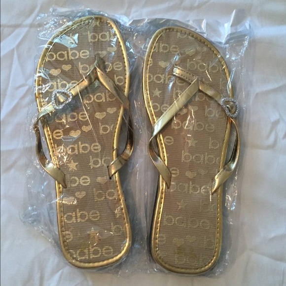 Gold sandals