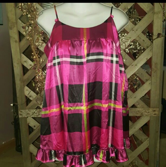 Victoria's secert plaid nighty