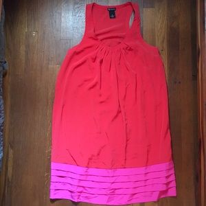 Orange and Pink Dress