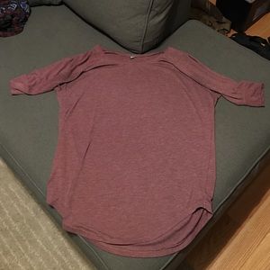 Rubbish Burgundy Long Shirt
