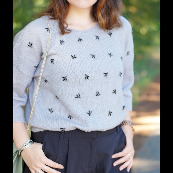 Ann Taylor Embellished Sweater - Picture 2 of 4