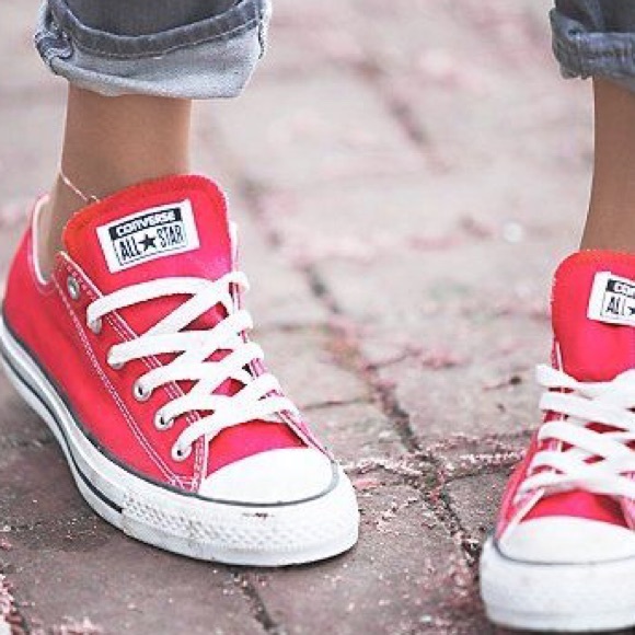 Free People Shoes - FP Red Chucks Converse 8