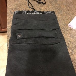 David Yurman velvet jewelry pouch. Black