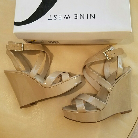 Nine West Wedge Platform Sandals