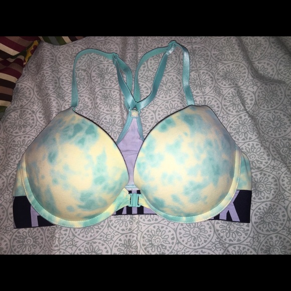VS Pink tie dye bra