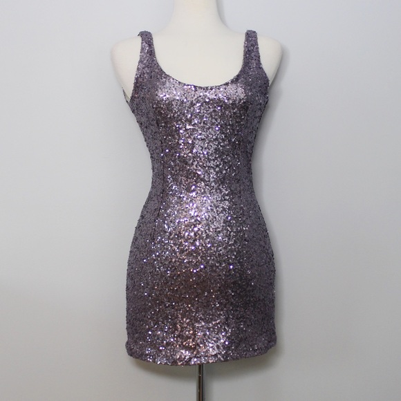 Tobi Dresses & Skirts - TOBI Lavender Purple Sequins Dress