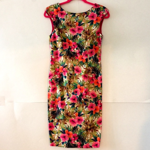 Jungle floral print Zara dress