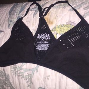 Triangle/ adjustable crop top