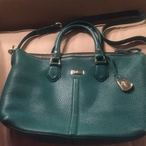 Cole Haan Teal Pebbled Leather bag