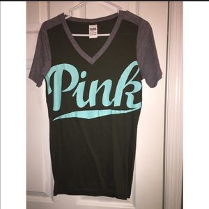 VS pink baseball tee