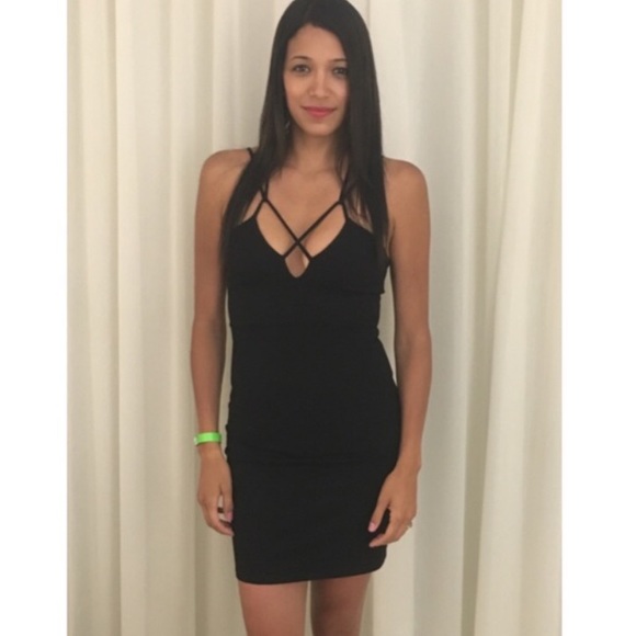 Sexy black bodycon dress - Picture 2 of 2