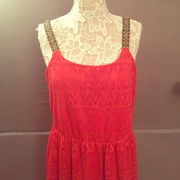 Maurices dark coral dress