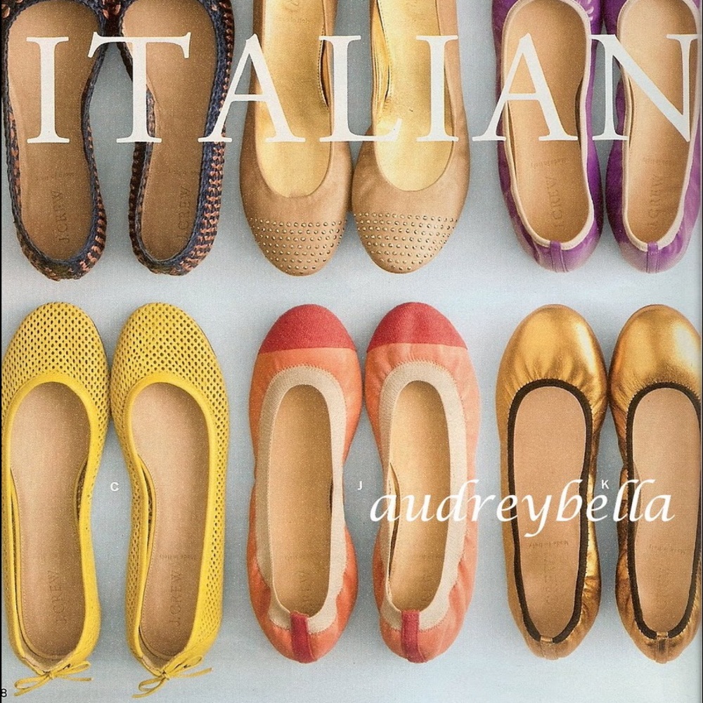 J. Crew Mila Ballet Flats / Neon Peach