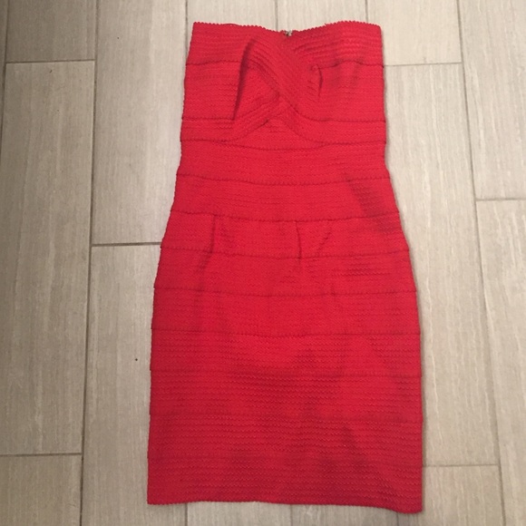 Red bodycon dress worn once