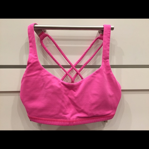 Lululemon Athletica pink free to be bra