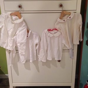 Janie and Jack 4 Shirt Bundle 4T Girls