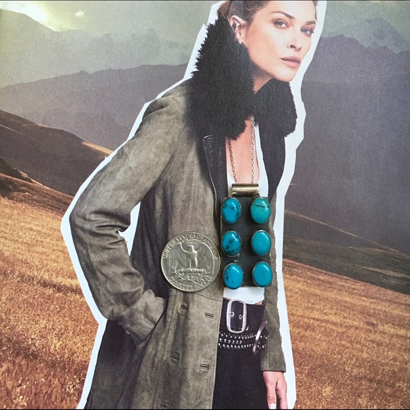 ❌SOLD❌ 925 Silver + Turquoise Pendant - Picture 2 of 4