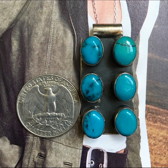 ❌SOLD❌ 925 Silver + Turquoise Pendant - Picture 3 of 4