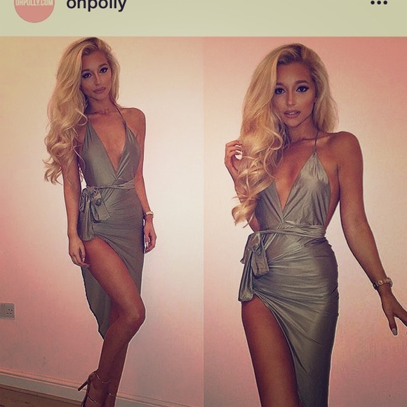 High slit dress