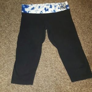 PINK Victoria's Secret yoga capris