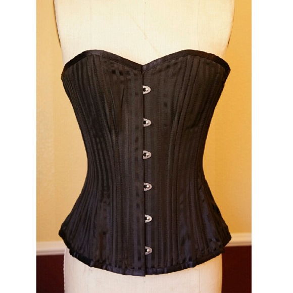 Heavy duty Spiral Steel Corset Black W20