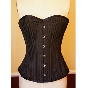 Heavy duty Spiral Steel Corset Black W20
