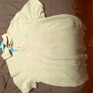 Hollister collard shirt