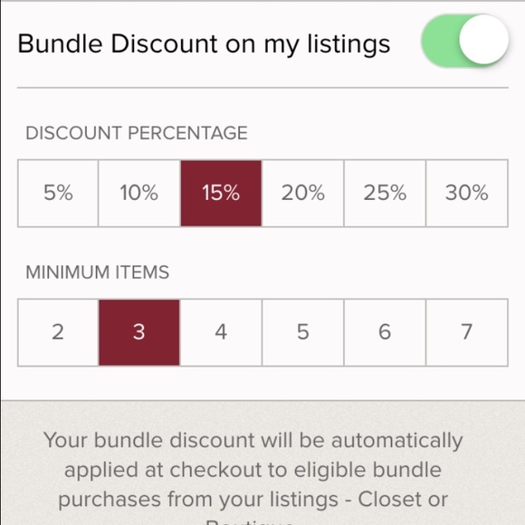 I BUNDLE DISCOUNT